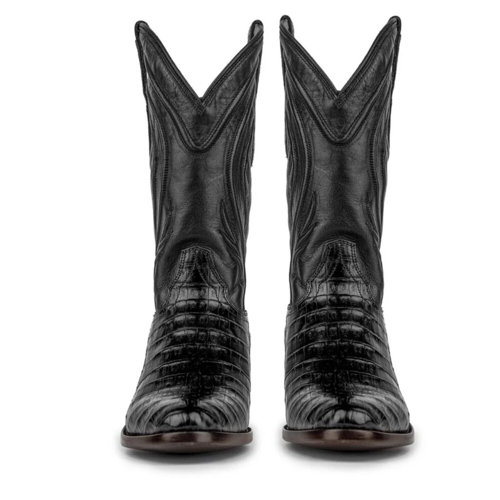 NWT Rujo Boots Mens The Blake Caiman Midnight Black 10.5 D Boxed - Picture 11 of 12